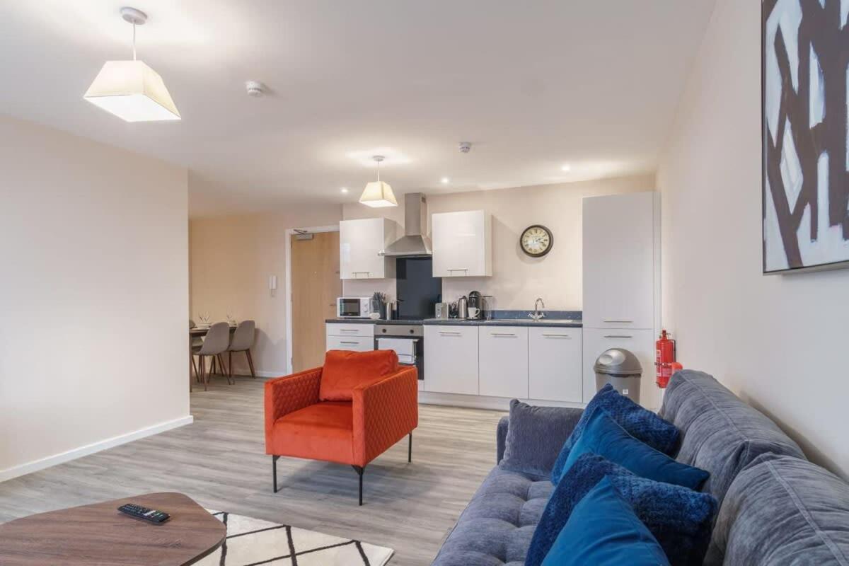Bright 2 Bed Apartment Manchester - Sleeps 4 Exterior foto